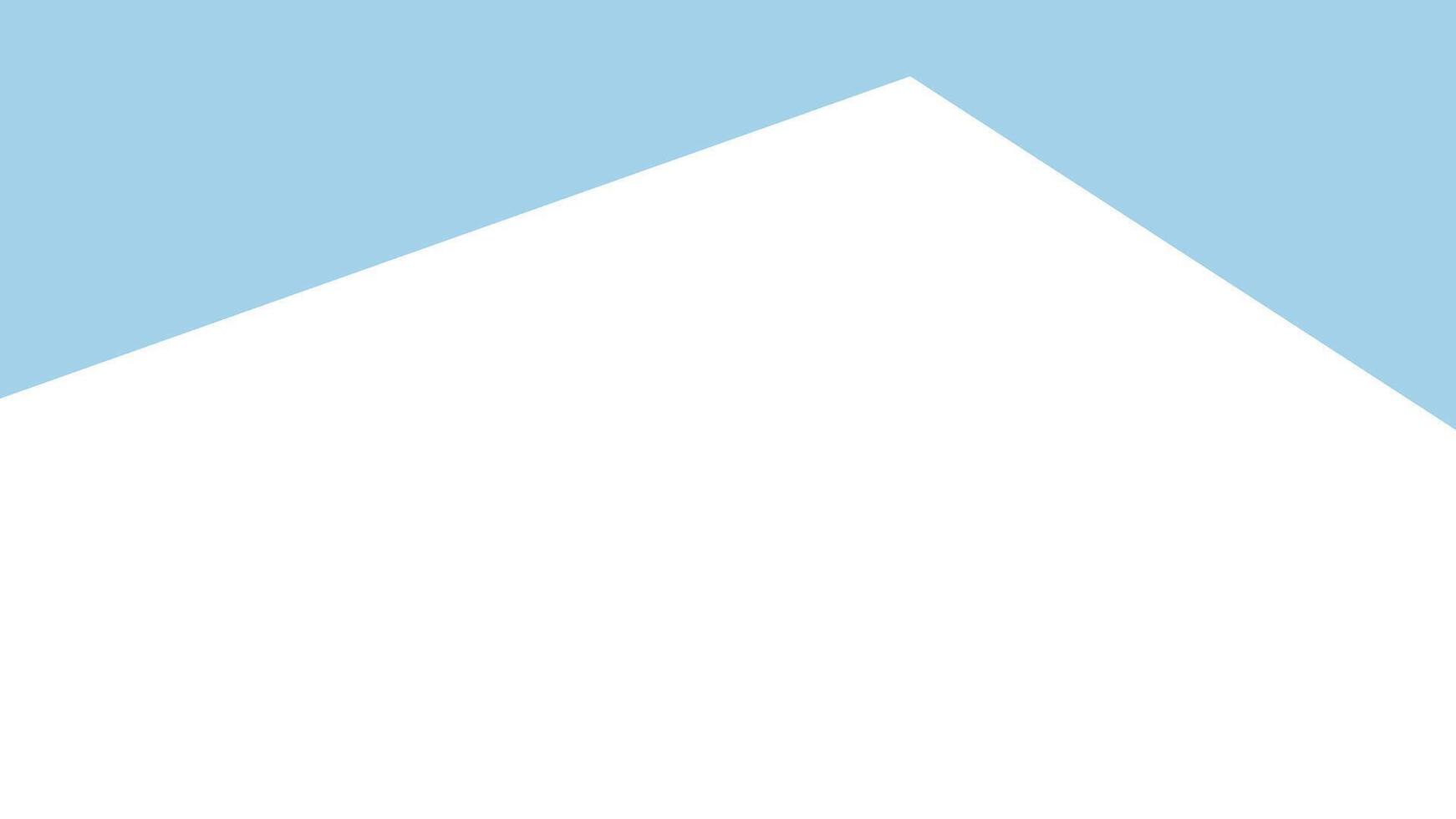 Abstract header template with sharp blue curve and transparent background flat illustration vector