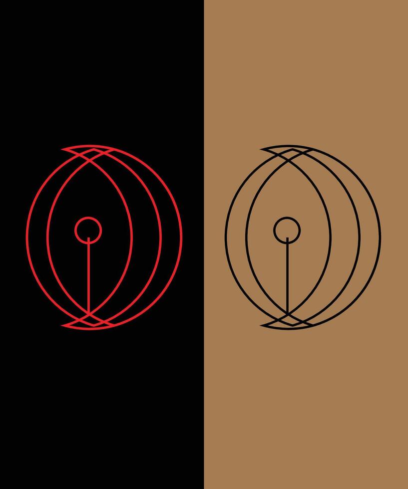Two different logos for a company vector