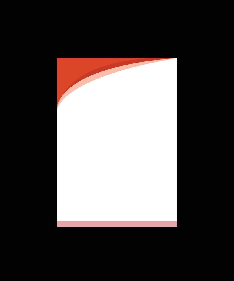 Simple creative modern letter head templates vector