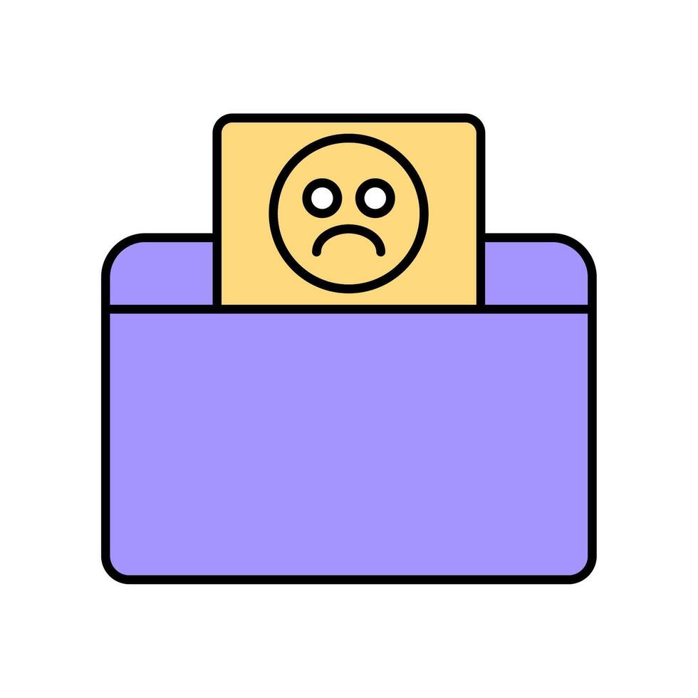 Icon a complain vector