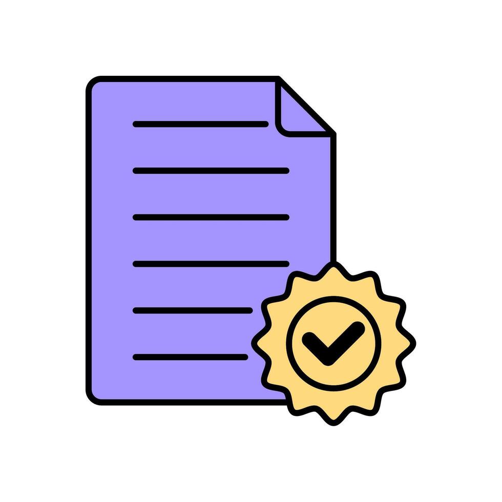 Icon a license vector