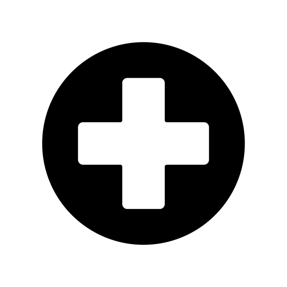 Icon a cross vector