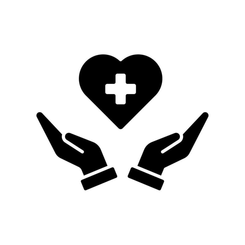 Icon a healthcare, isolated against a clean background. vector