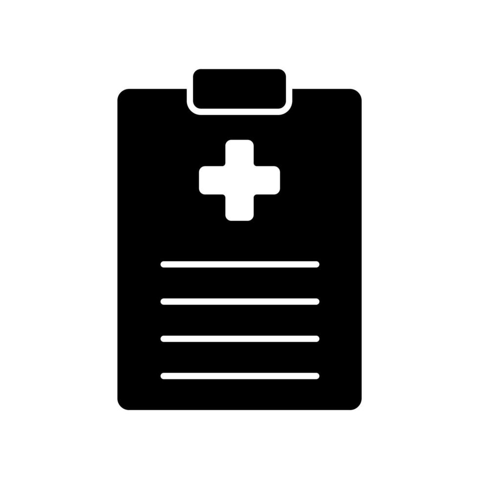 Icon a prescription, isolated against a clean background.. vector