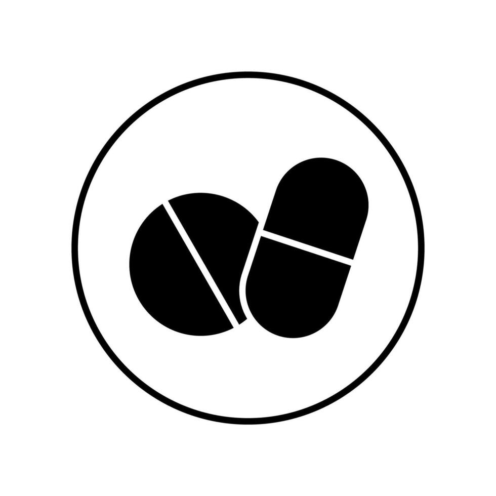 Icon a medication vector