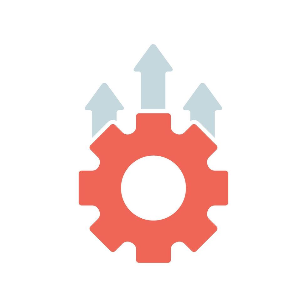 Icon a performance, isolated against a clean background., vector