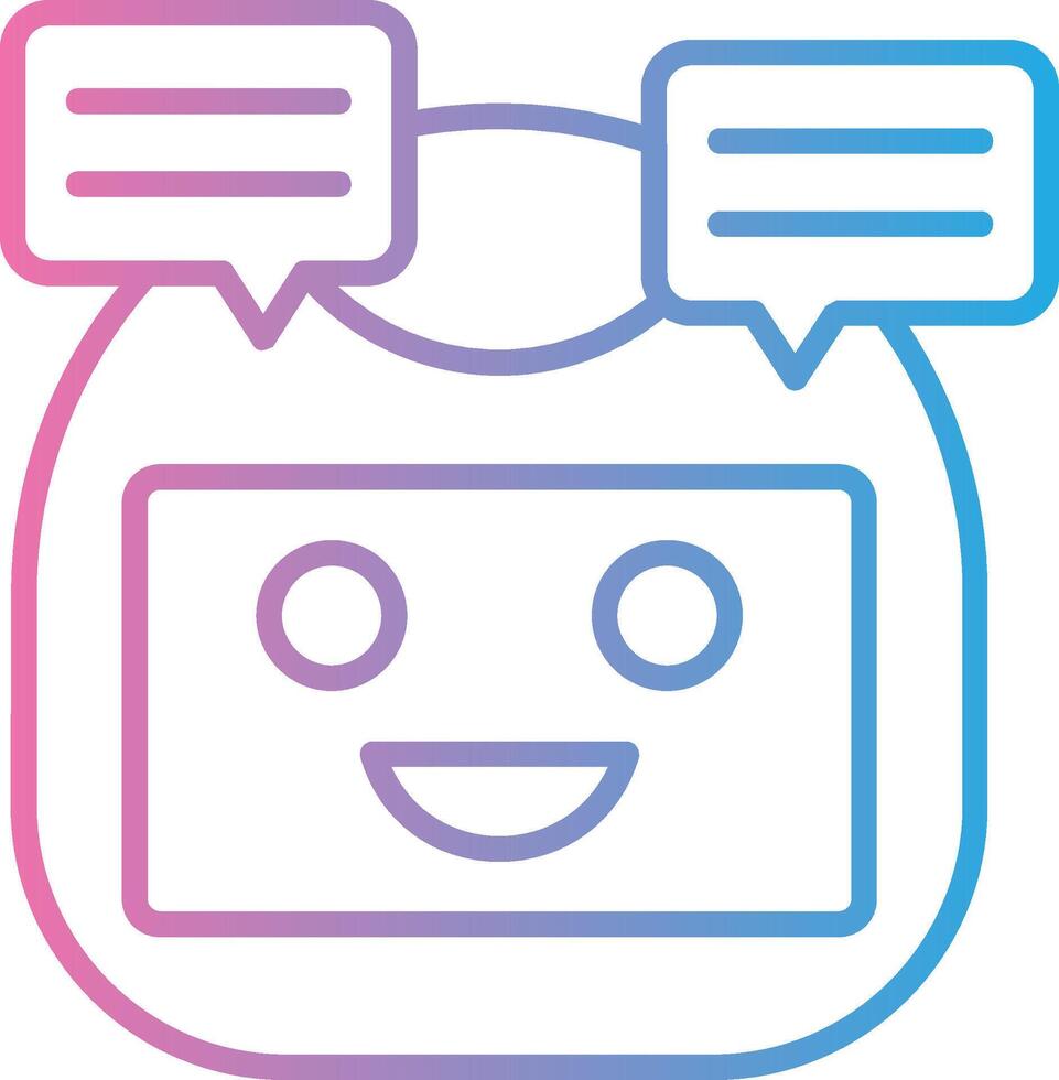 Bot Versatile Line Drawing vector