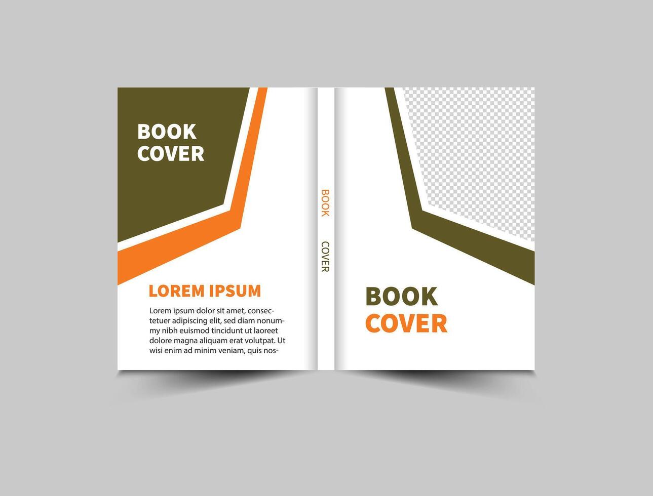 Book Cover Annual Report Template Design Magazine notebook Illustration vector