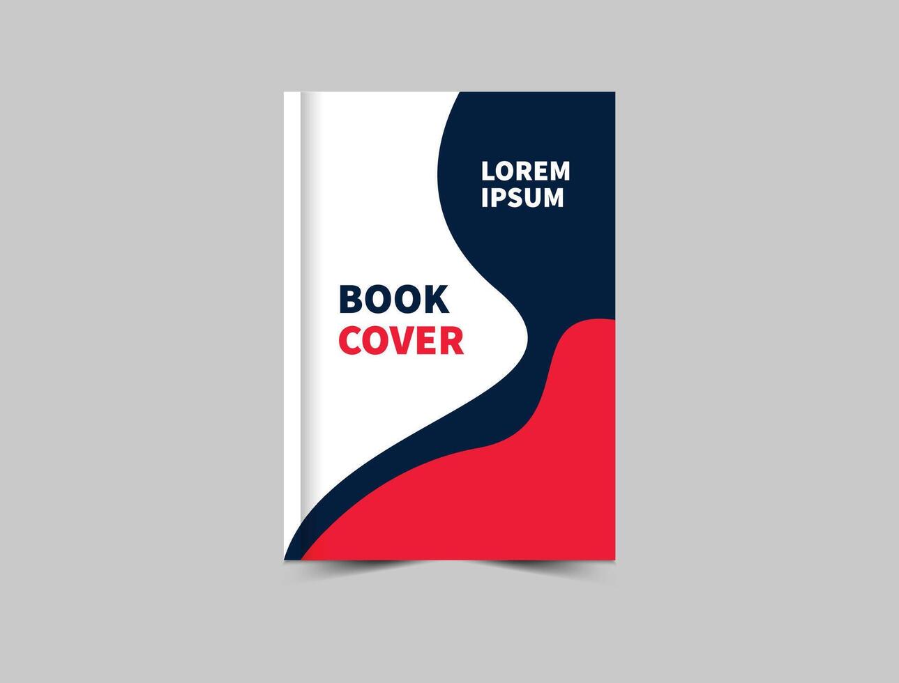 Book Cover Template Design Pink And Blue Annual Report Magazine notebook Illustration vector