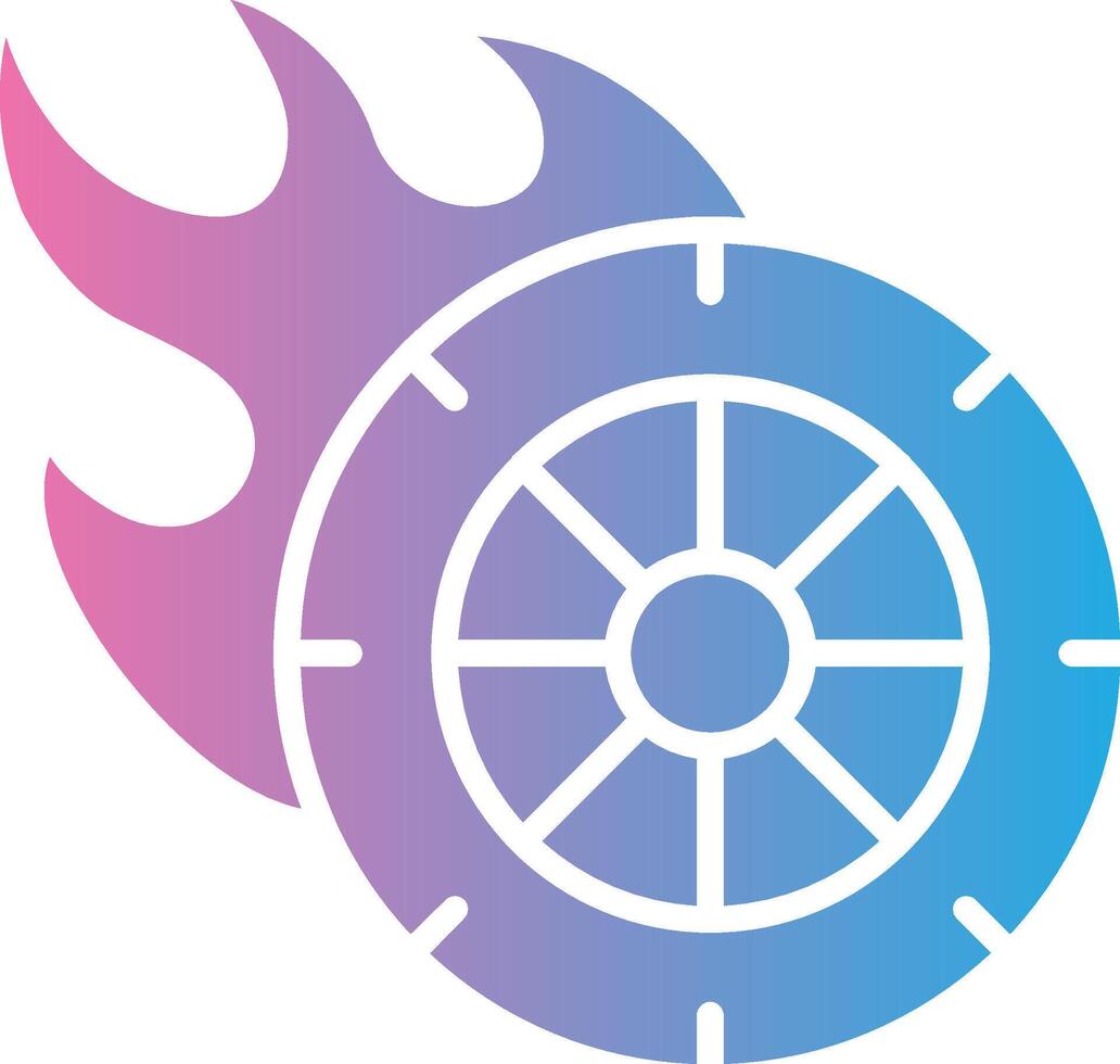 Fire Wheel Advanced Creative Piece vector