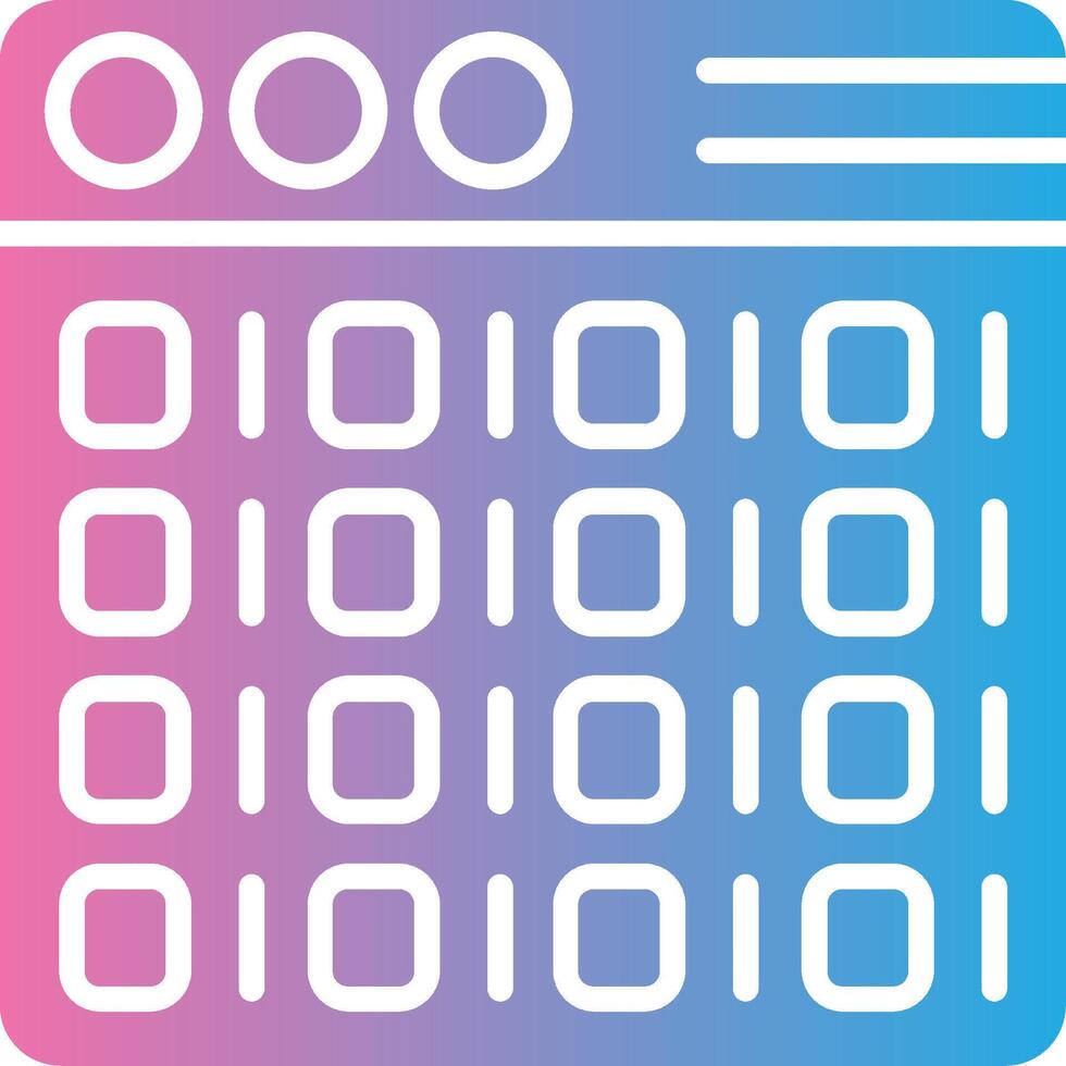 Binary Code NextGen Visual Mark vector