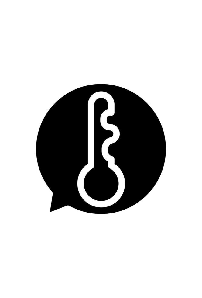 Key icon inside communication bubble icon vector