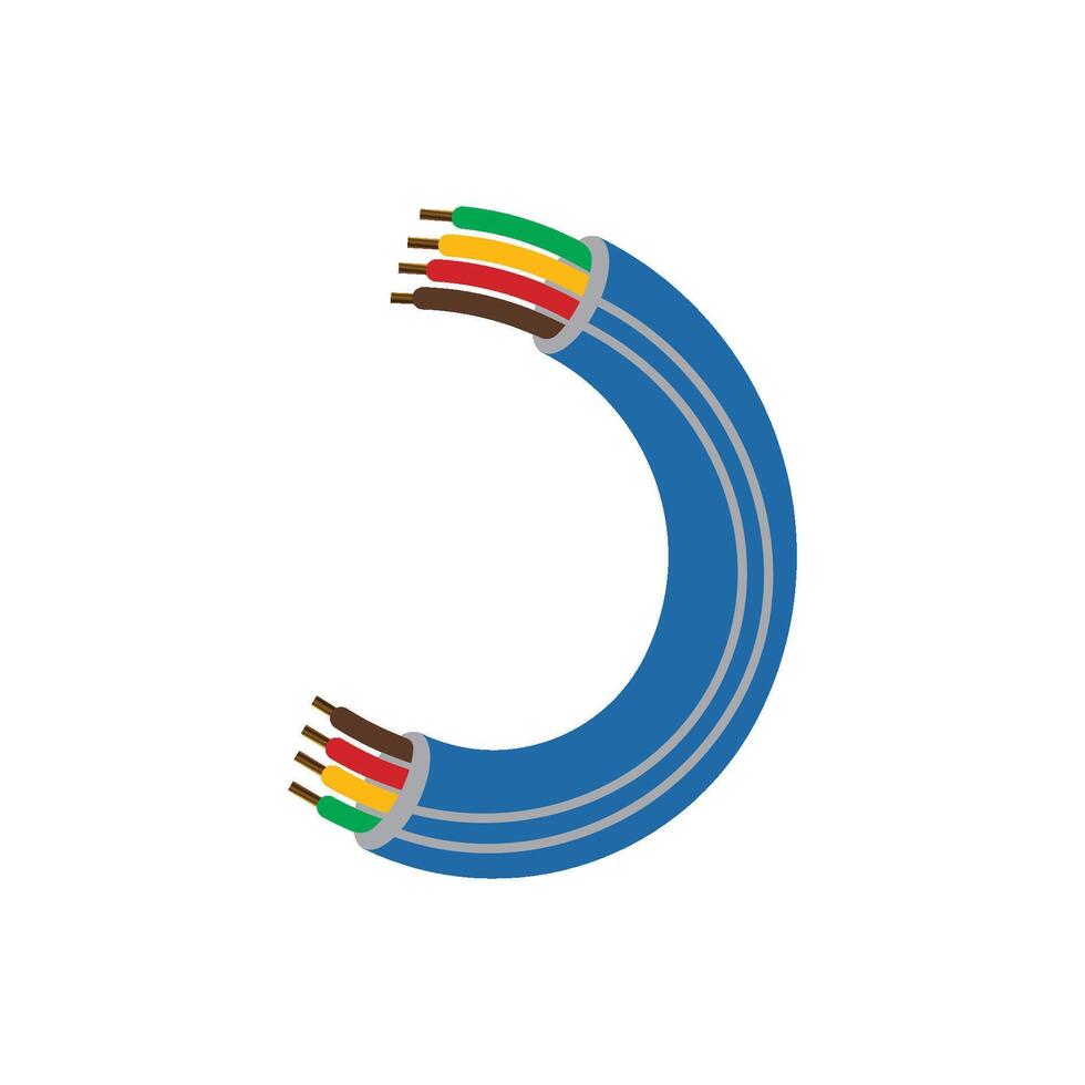 cable element symbol icon vector