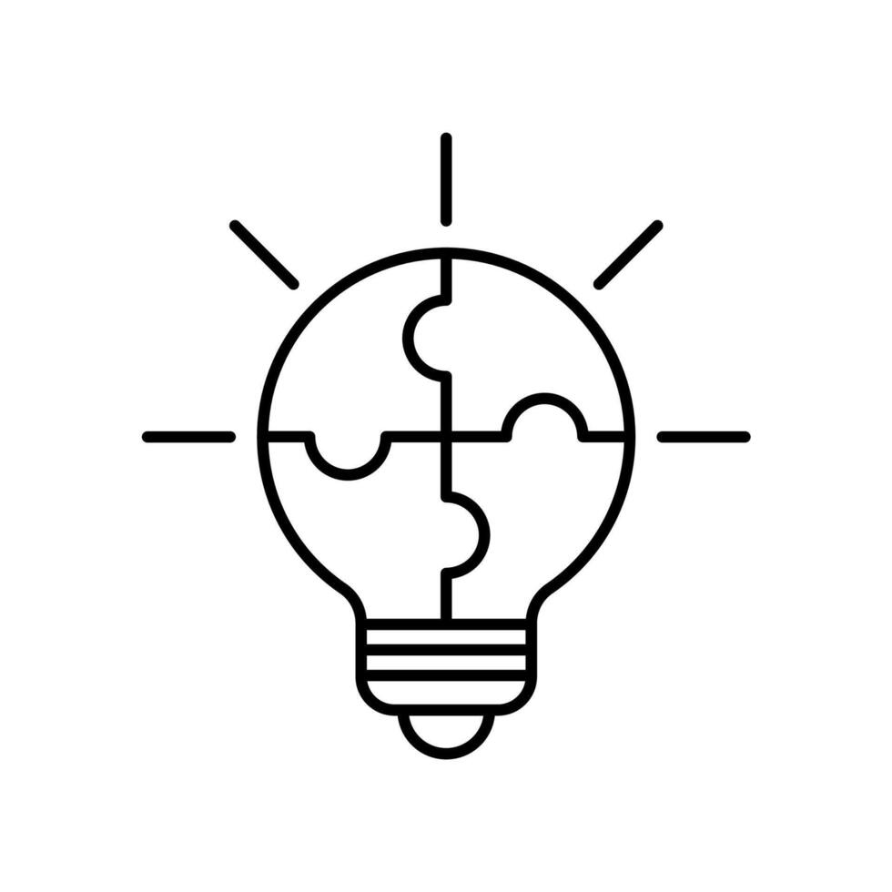 Icon a problem solving vector