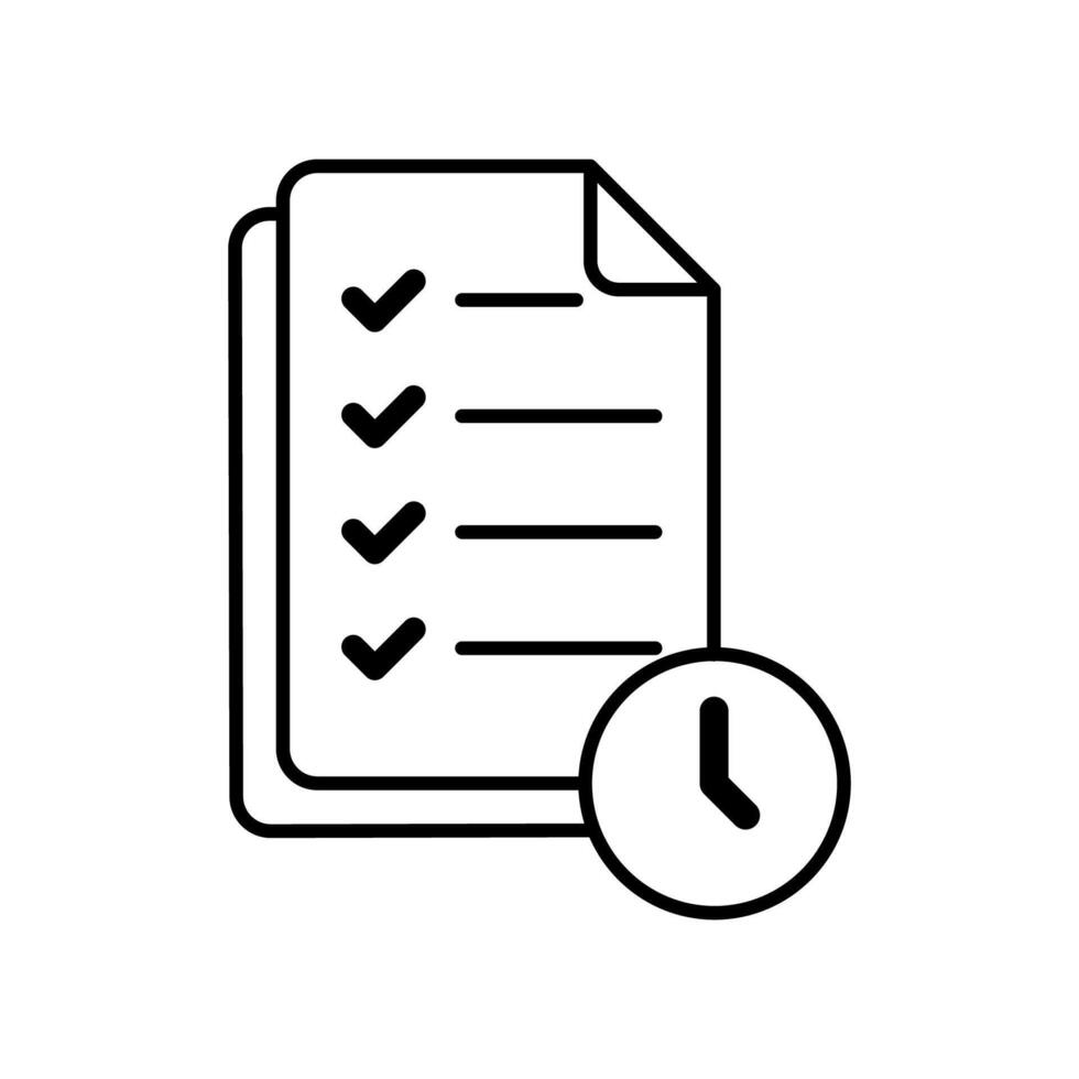 Icon a planning vector