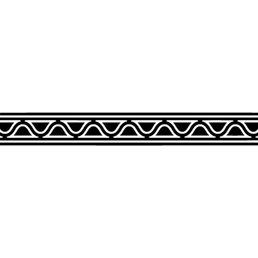 Black Border With Abstract Wave Pattern On Gradient Background vector