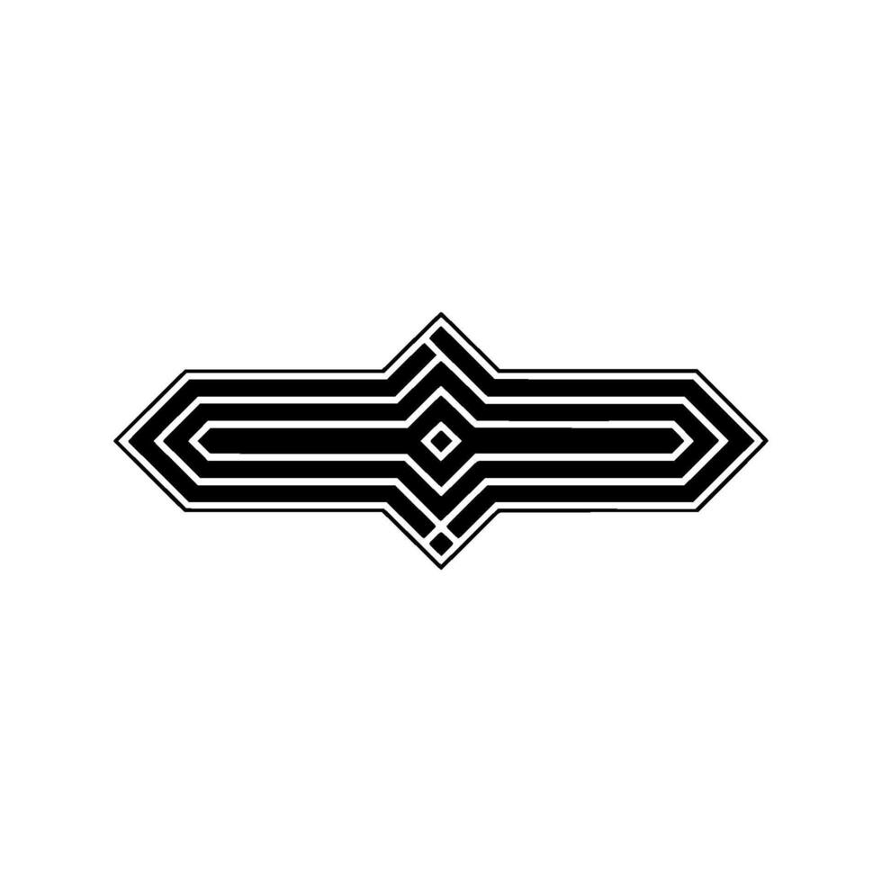 Geometric Pattern On Light Gray Abstract Linear vector