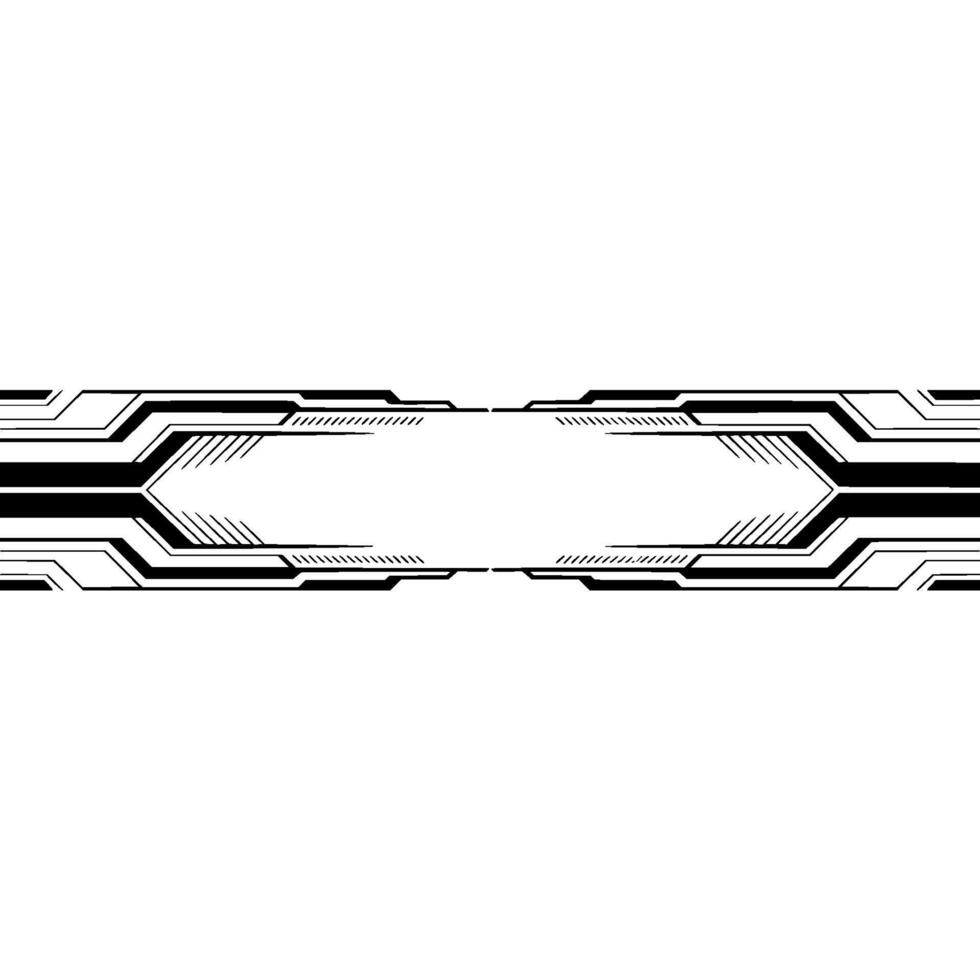 Futuristic Tech Overlay Minimalist, White Background, Border vector