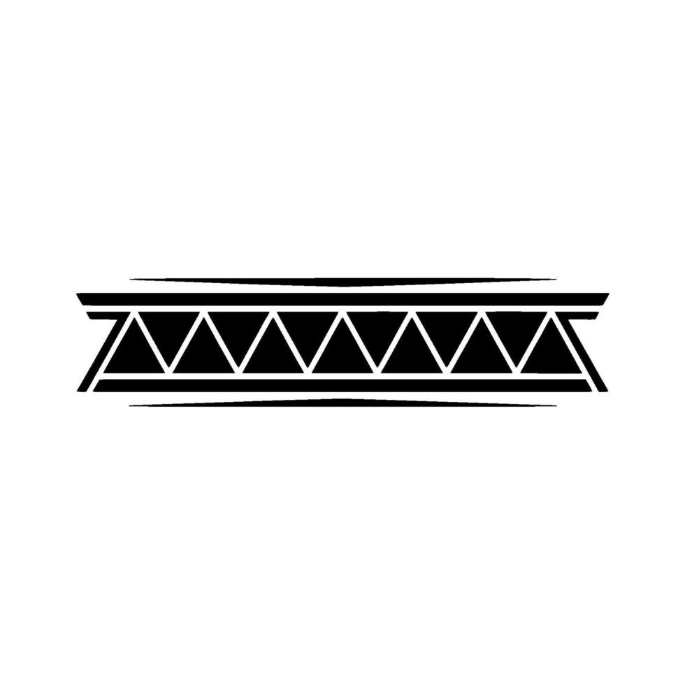 Minimalist Geometric Triangle Pattern vector