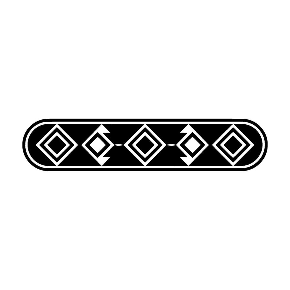 Minimalist Geometric Black And White Diamond Pattern vector