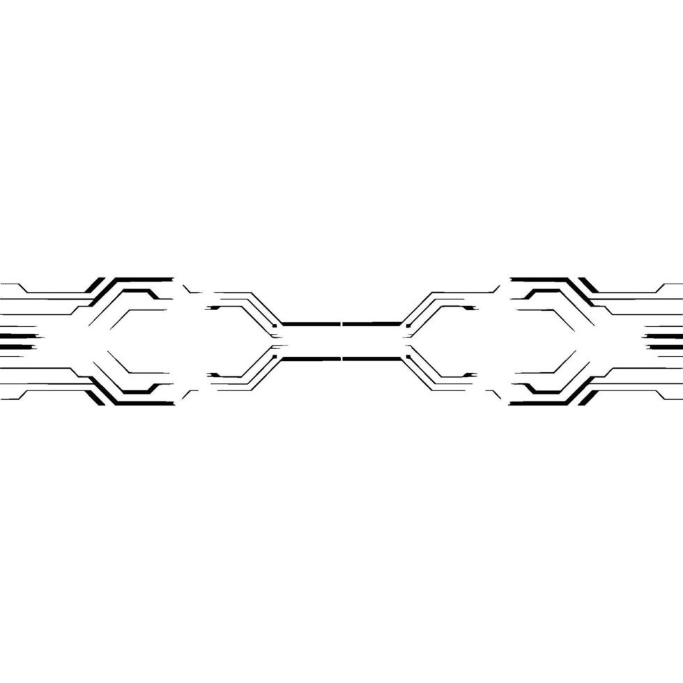 Abstract Circuitry, Futuristic Lines, Tech Backdrop vector