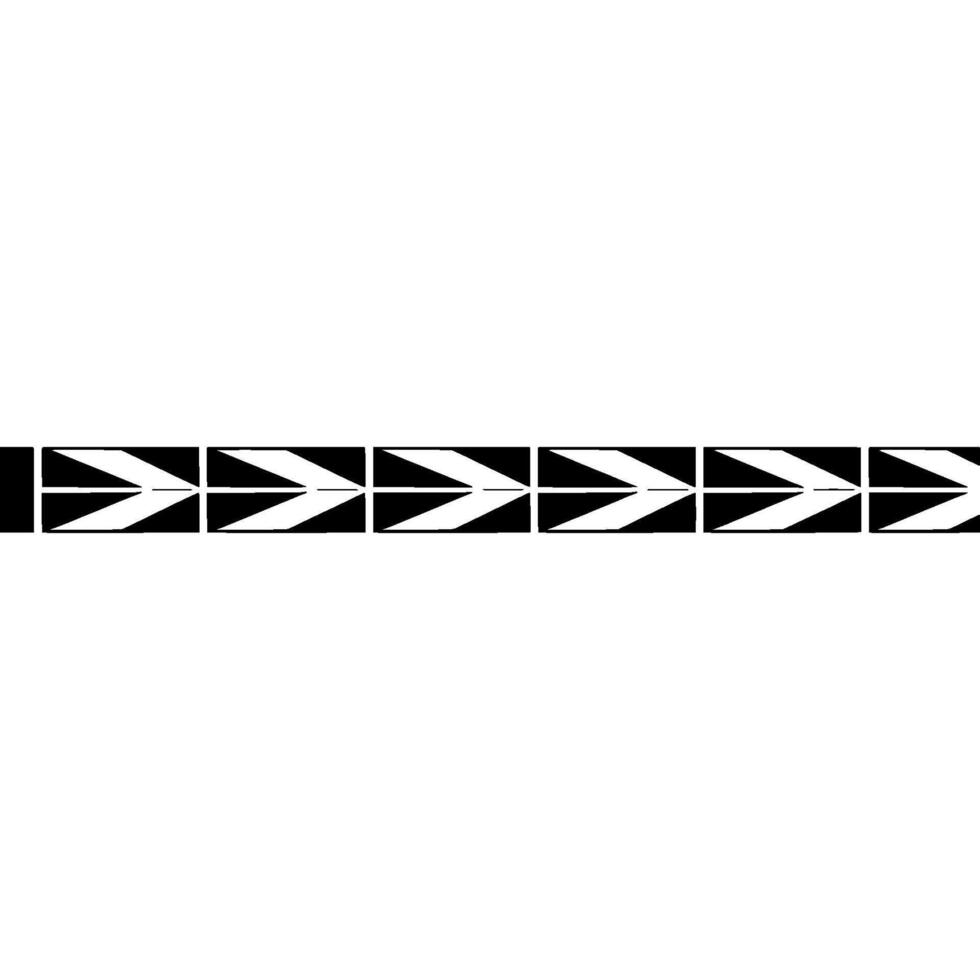 Abstract Geometric Chevron Pattern In Black And White vector