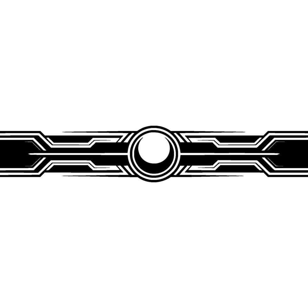 Futuristic Tech Band, Minimalist vector