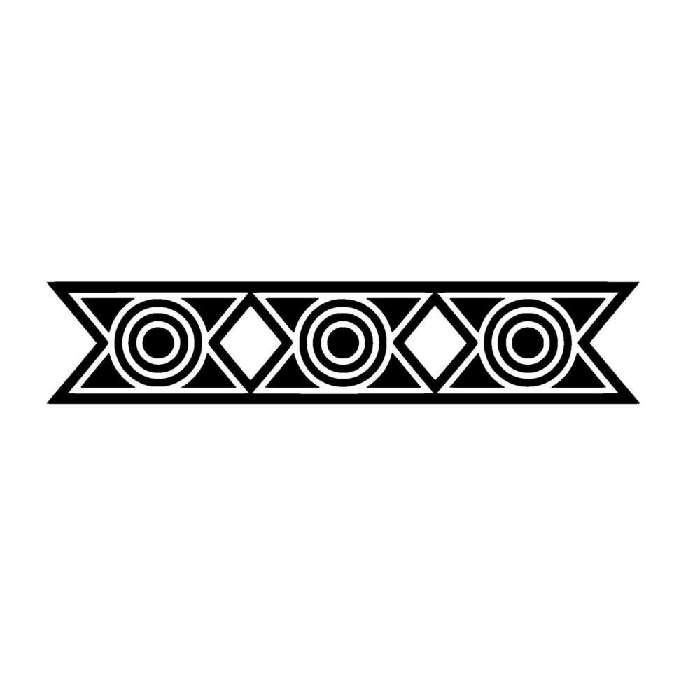 Geometric Ribbon Black White Pattern, Illustration vector