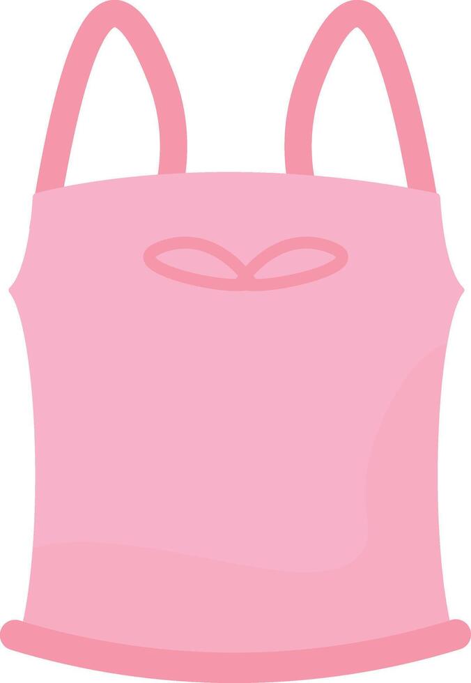 Pink Apron Dress vector