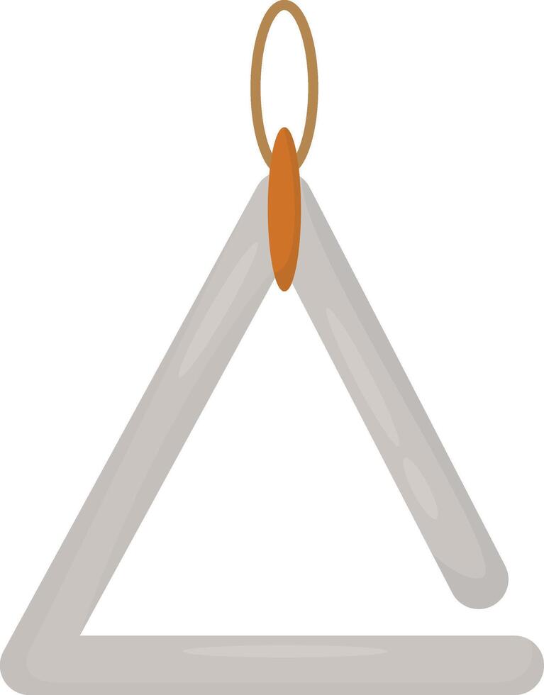 Metal Triangle Instrument vector