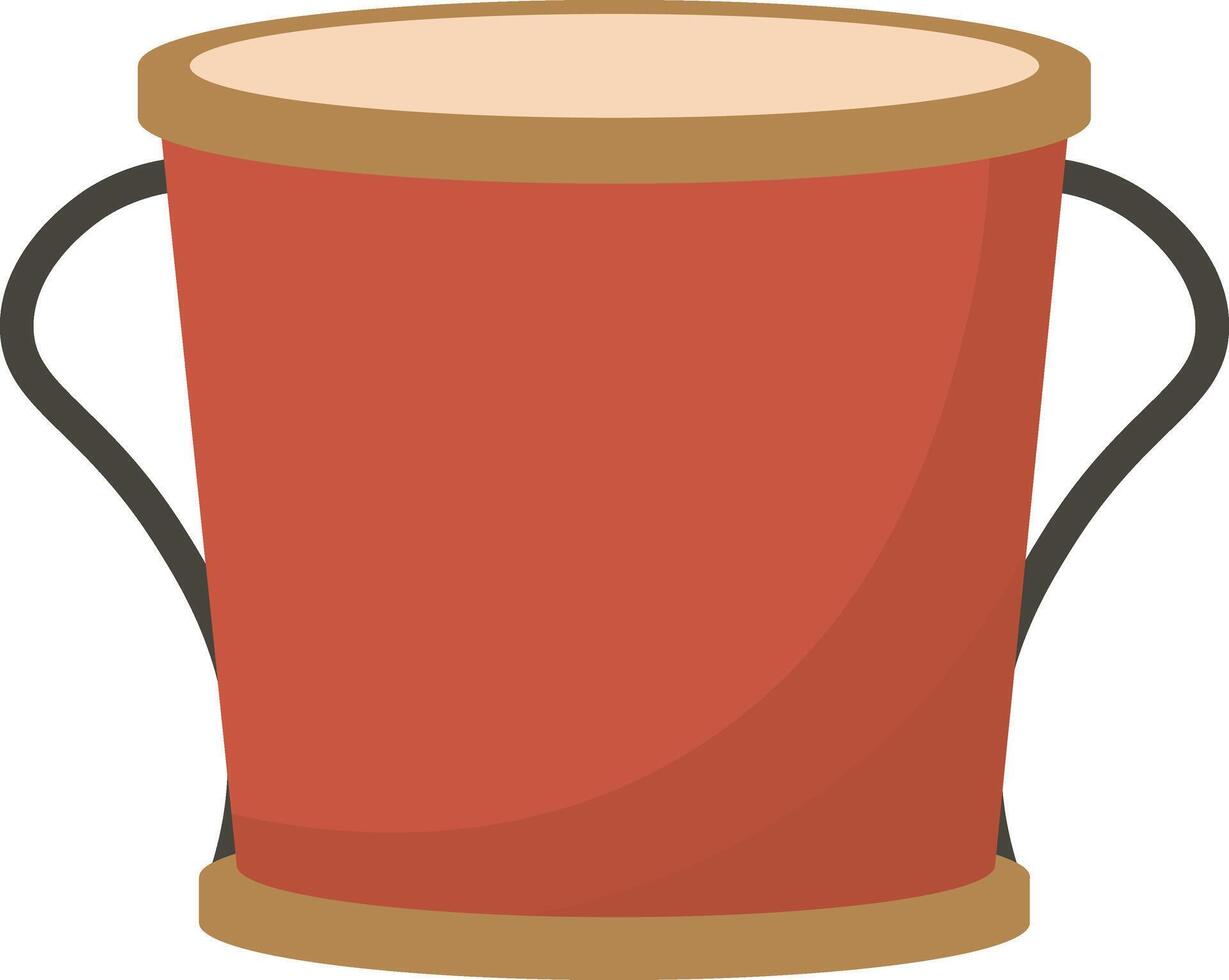 Red Bongo Drums vector