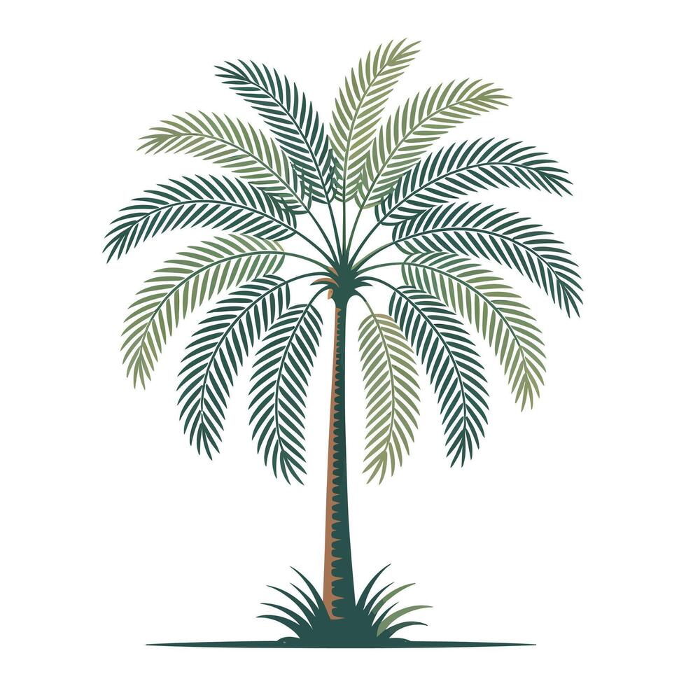 Palm Tree Graphic Artwork. vector