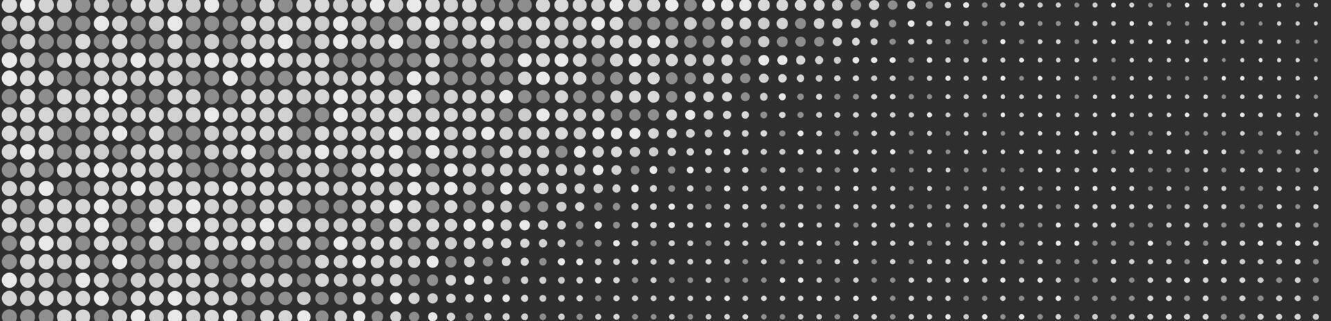 Digital technology dots background black white vector