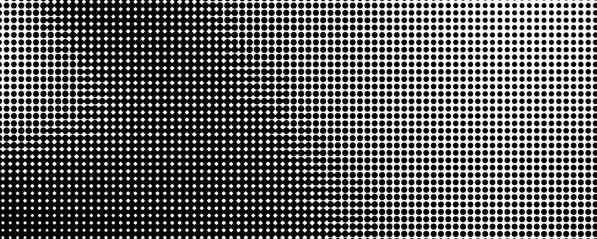 Halftone dot gradient background vector