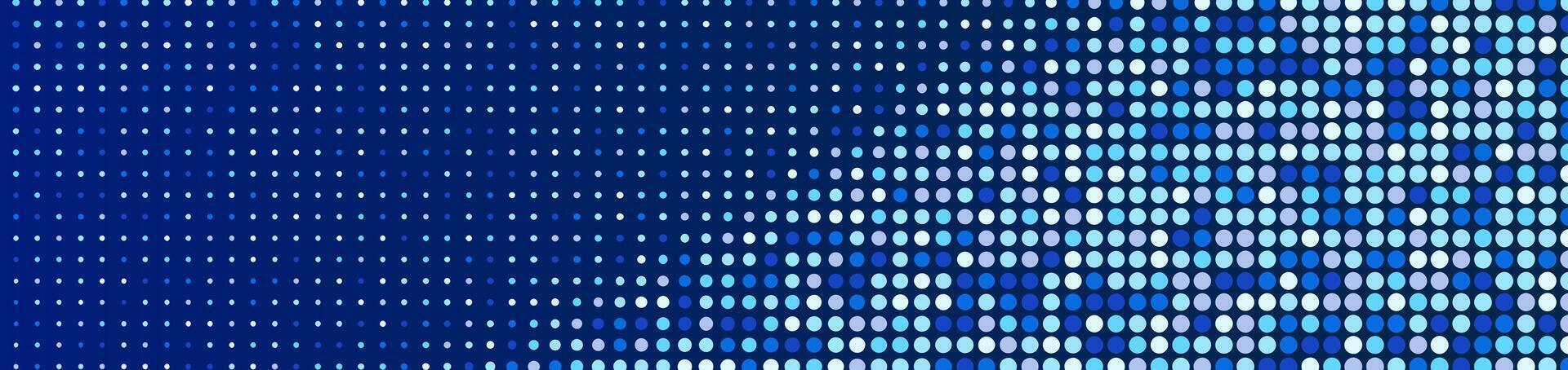 Digital technology background dotted blue style vector