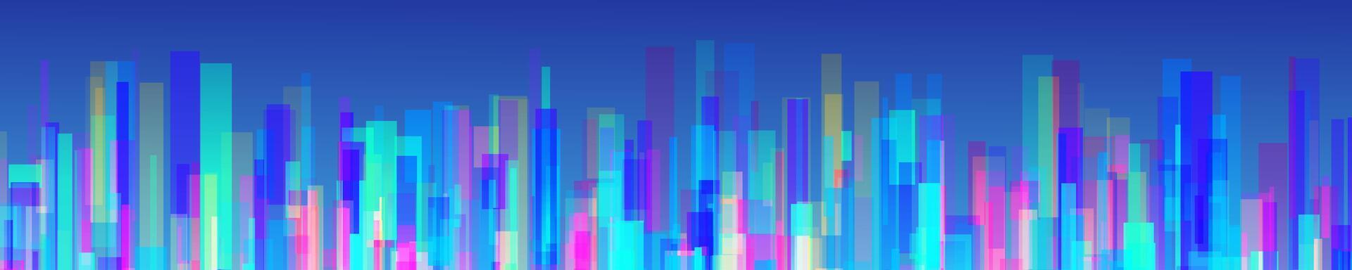 Cityscape background modern architectural panorama vector