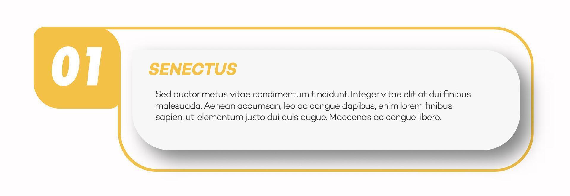Bullet point number 1 list marker trendy style vector