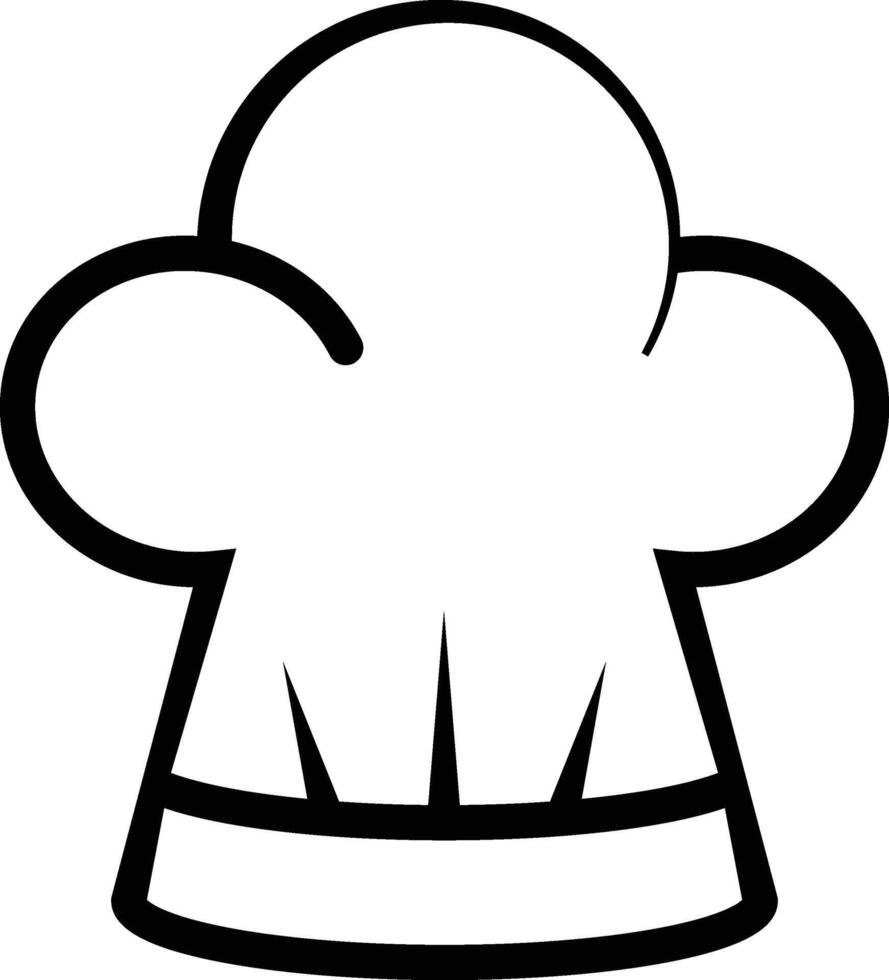 Chef Hat, Kitchen Icon Symbol vector