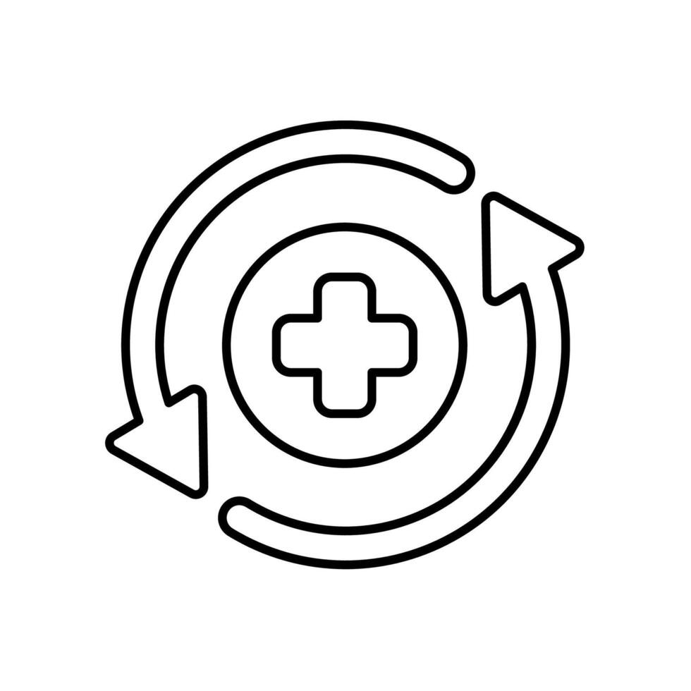 Icon a recover vector