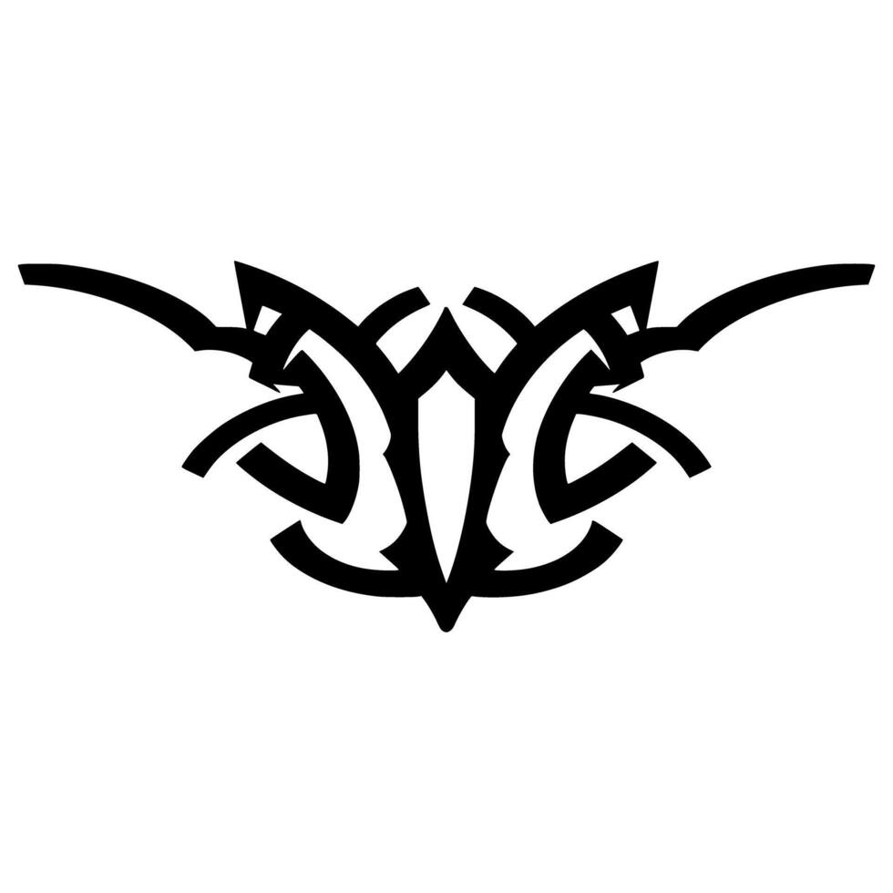 Tribal Art Ink Decoration Element vector