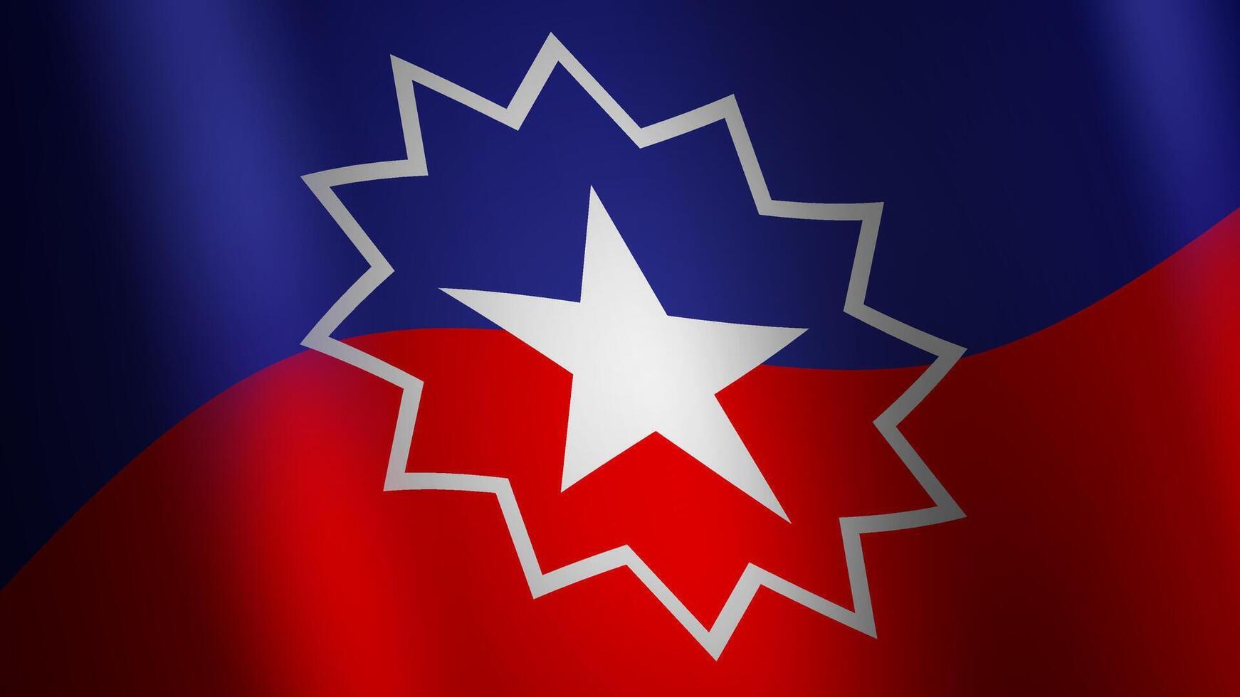 The Juneteenth flag background, symbol of the Juneteenth holiday banner, commemorating the end of slavery in the United States vector