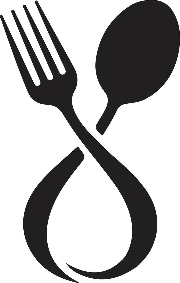 Fork and spoon icon illustration vector