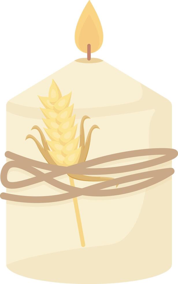 Wrapped Square Candle vector