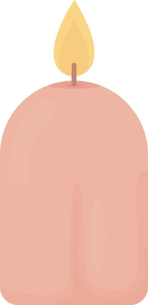 Pink Square Candle vector