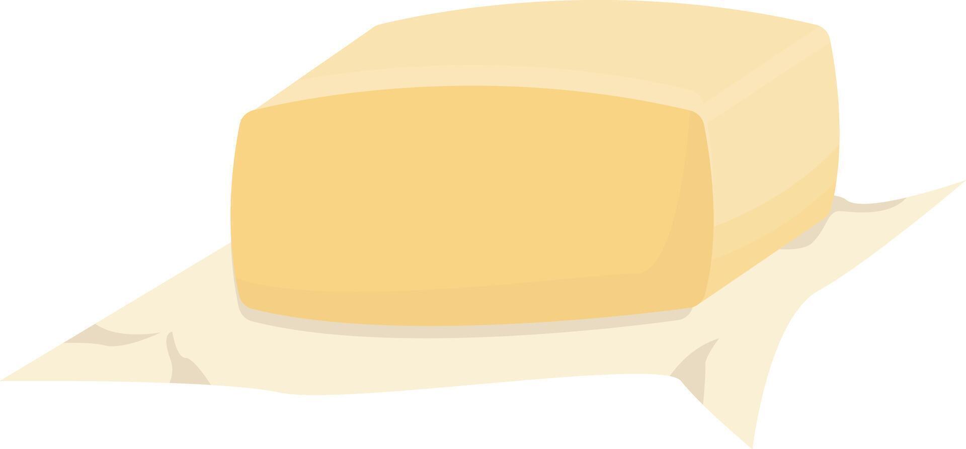 Melted Butter Pat vector
