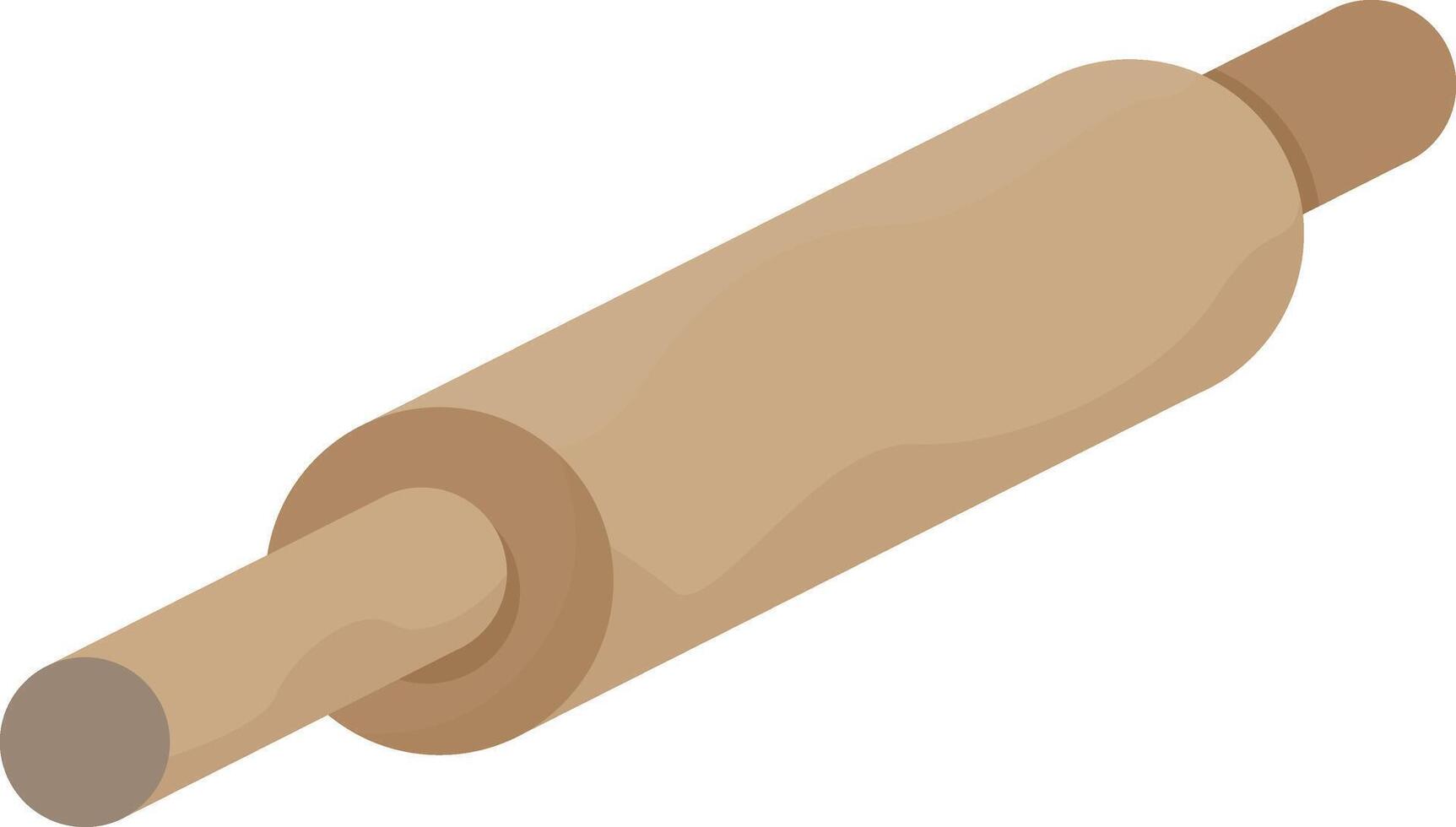 Wooden Rolling Pin vector