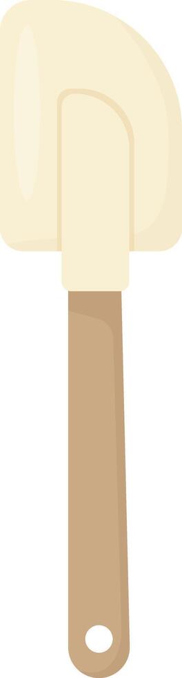 Rubber Spatula Utensil vector