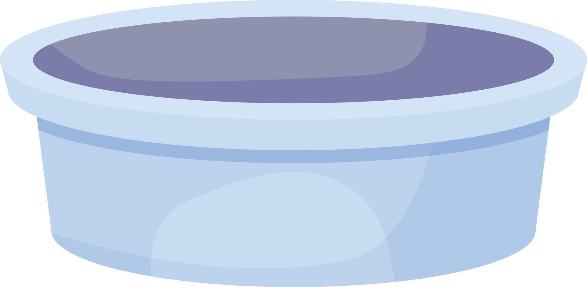 Blue Mixing Bowl vector
