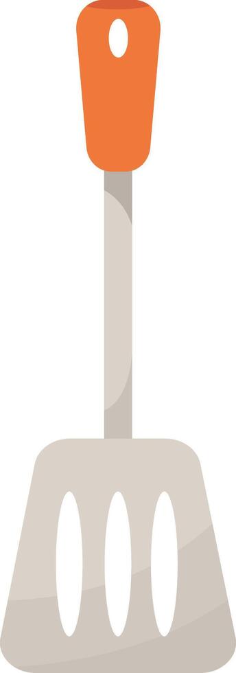 Silver Cooking Spatula vector