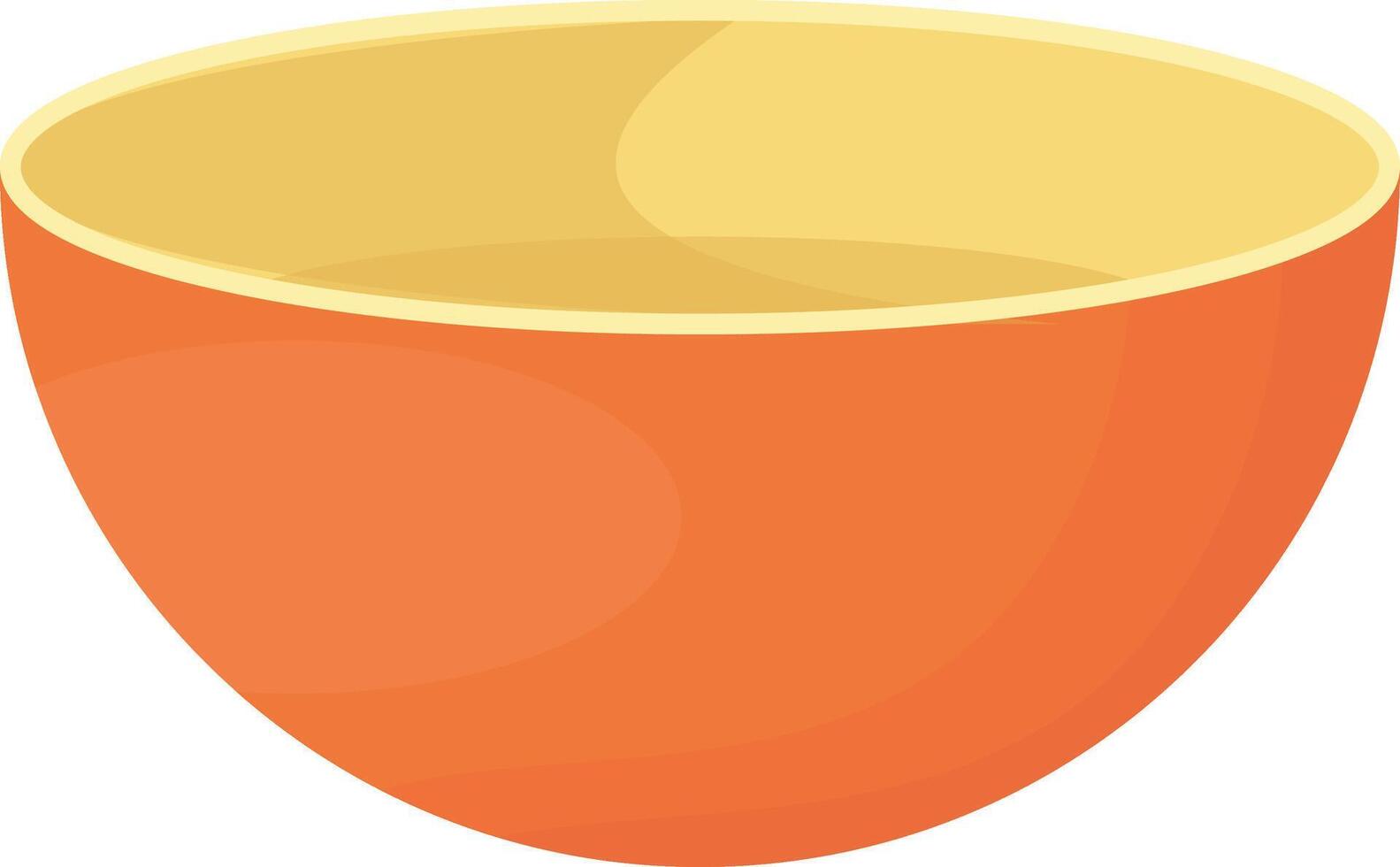 Orange Mixing Bowl vector